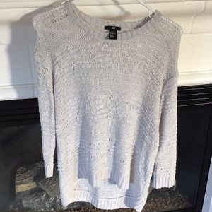 Grey knit H&M sweater